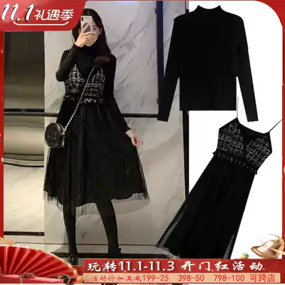 Pregnant women Hepburn style suit two-piece tide mother Net red temperament out autumn dress fashion spring and autumn