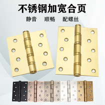 Door hinge heavy wooden door door hinge widened hinge black folding leaf 5 inches 6 stainless steel lotus leaf hinge door leaf
