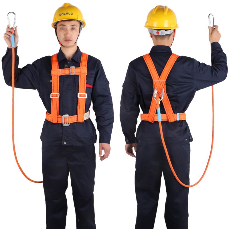 Golm high-altitude rope set air conditioner installation construction work belt safety rope anti-fall belt