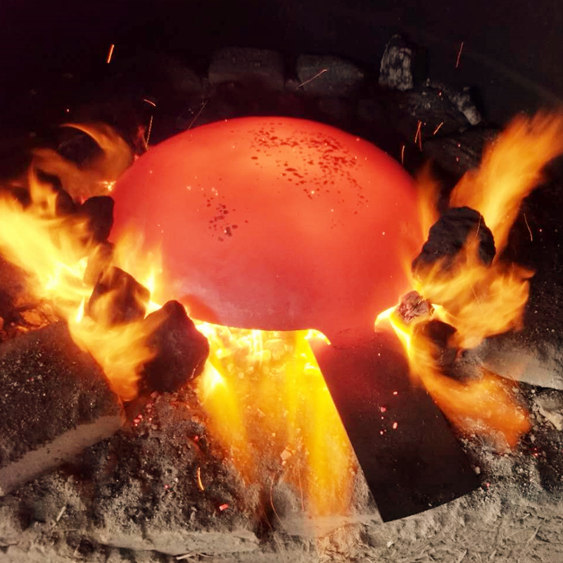 Cui sledgehammer hot forging 56,000 beat pure handmade Zhangqiu iron pan non-stick pan frying pan gas stove applicable pan