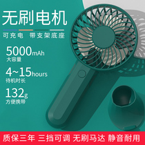 Portable USB office handheld portable mini charging small desktop dormitory students Ultra-quiet electric fan wind 