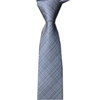 Striped Formal Tie for Men, Business Casual, Slim, Korean Style, High-End, Groom, Student, Fashionable, Retro, Gray-Blue