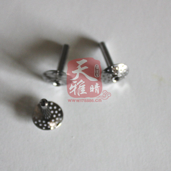 有孔温针灸帽艾帽温针灸器 温针托针灸针加热艾条托艾绒托 1个3.5