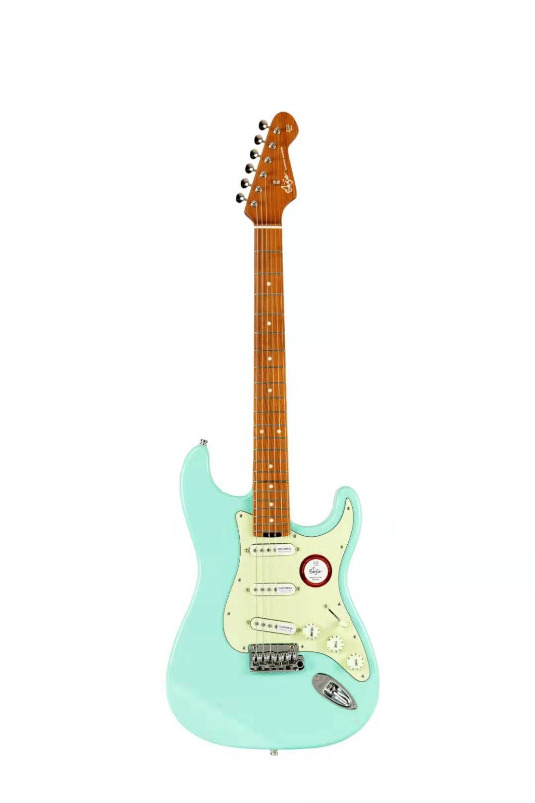 SHIJIE STE-pro trail cut roasted maple electric guitar Shijie guitar