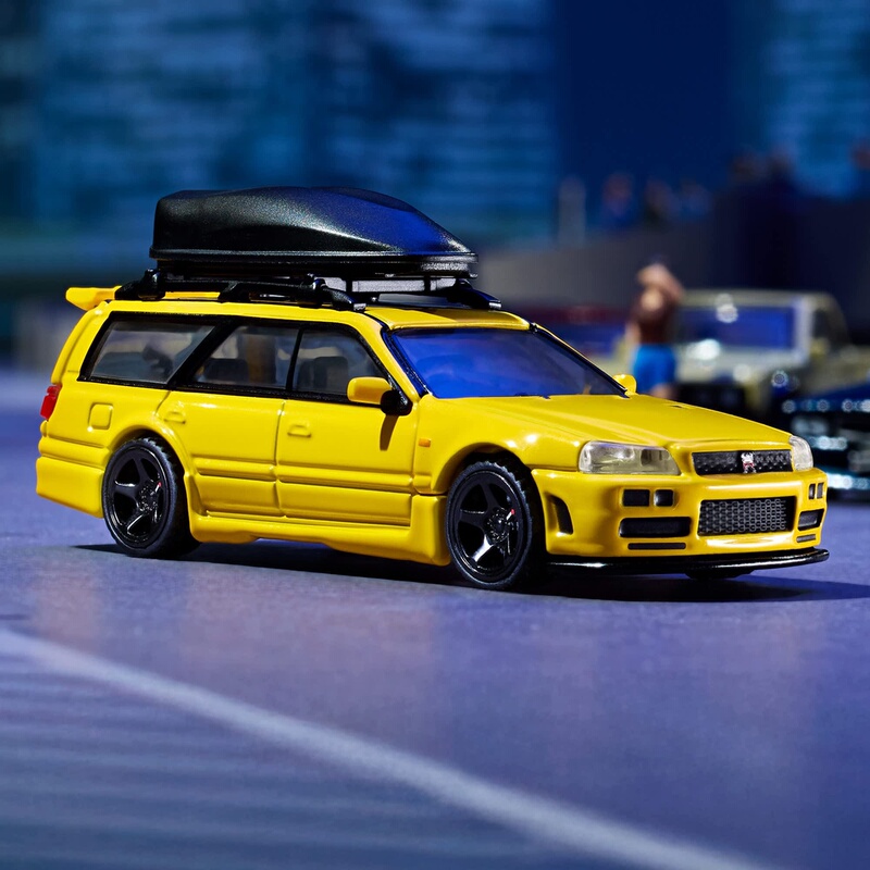 Hot Wheels Elite 1/64 Nissan R34 Stagea 260Rs Skyline Gtr Wagon Hot Wheels Elite 1/64 Nissan R34 Stagea 260Rs Skyline Gtr Wagon