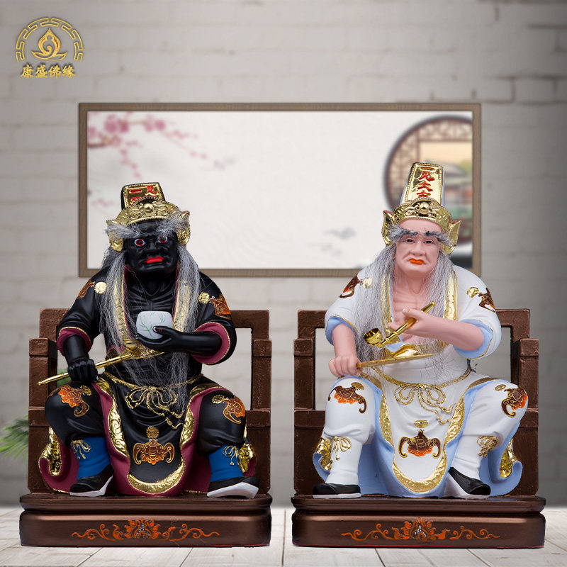 純銀二福神像 中壇元帥【三太子】純銀神像-祈求行車平安、財運｜JK銀飾