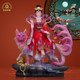 White marble statue of Nine Girls in the living room, Nine-Tailed Empress