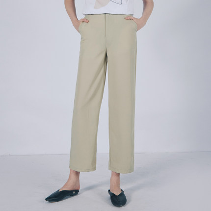 MYANO时髦阔脚裤女2018夏新款chic宽松百搭