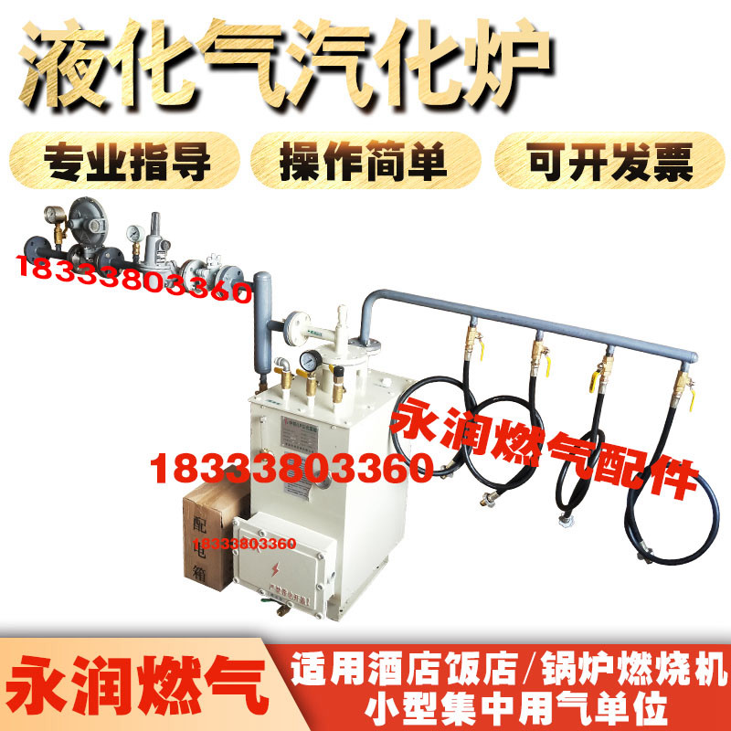 Liquefied gas gasification furnace liquefied gas vaporizer Industrial lpg explosion-proof liquefied gas gasification furnace gas