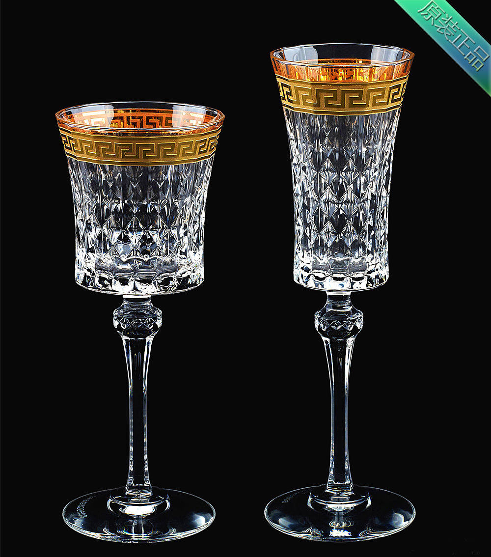 Czech Imported Crystal Carved Wine Glasses Foreign Wine Glasses High Foot Red Wine Glass Champagne Glass Wine Goblet