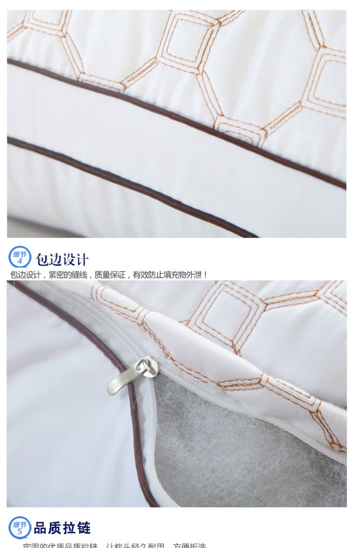 Gối chính hãng Cặp 2 Hộ gia đình Người lớn Lông nhung Gối Cổ gối Khách sạn Sinh viên Vỏ gối gối chặn vỏ đỗ