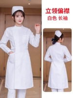 Стоящий воротник белый (длинные рукава)