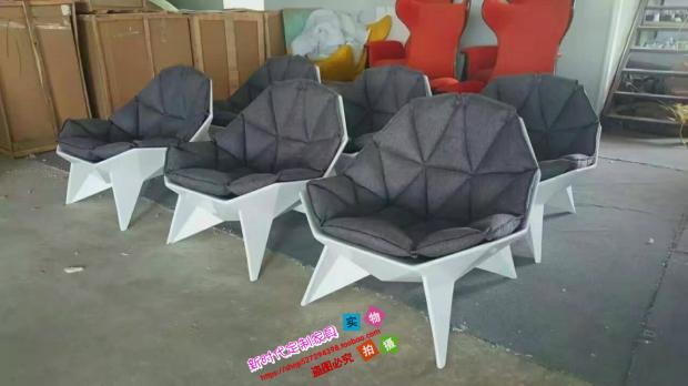 Nhà máy trực tiếp FRP hình ghế giải trí bất thường sáng tạo kim cương ghế thiết kế mô hình nhà bán hàng nội thất - Đồ nội thất thiết kế mẫu ghế sofa