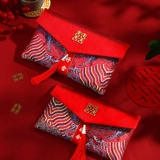 Красный конверт Свадьба Специальный 2023 Недавно заинтересованная сумка с красной конвертом. Родители сменили пероральные сборы и чайную одежду