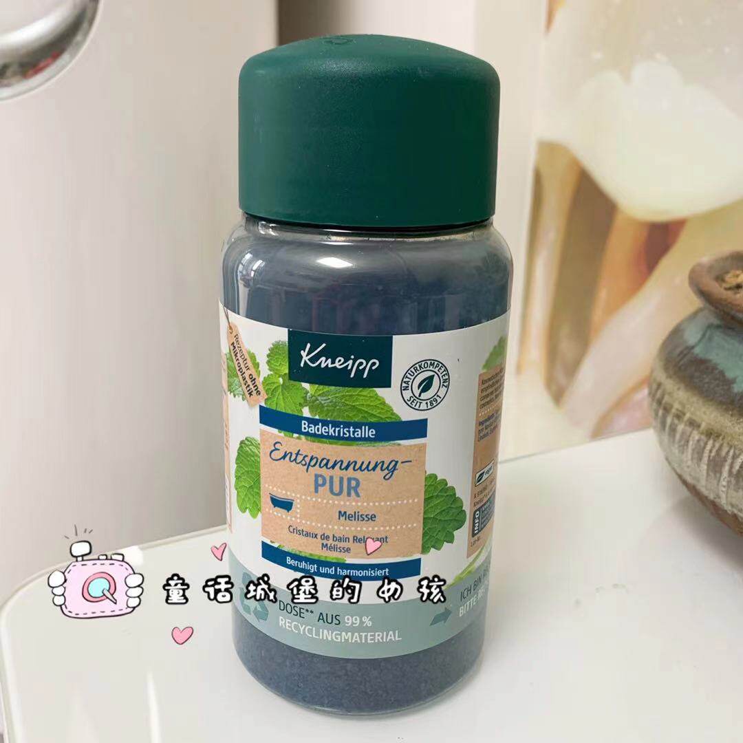 Spot Kneipp Kneipp lemon balm essential oil natural hot spring bath salt 600g
