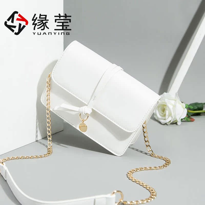 Bags Ladies genuine leather Western style chain bag 2020 new autumn and winter fashion shoulder bag all-match ins messenger bag trend