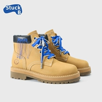 "Stuckb Stuckb Stuck" Starbie Instant British Leather Gang Gang Gang Victor Martin Boots Мужчины и женщины TL1061-1