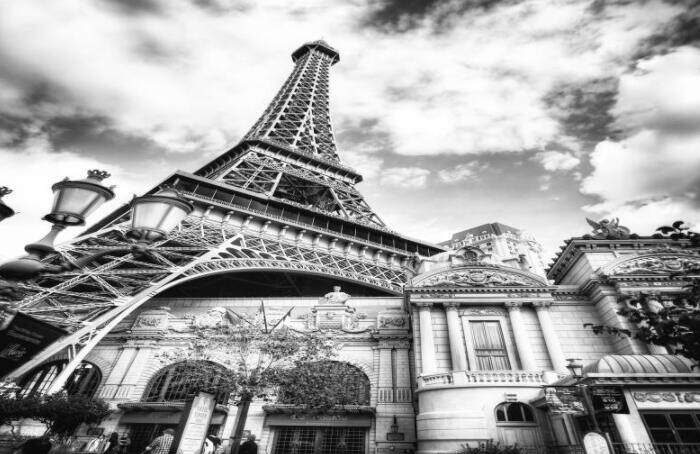 黑白 埃菲尔铁塔