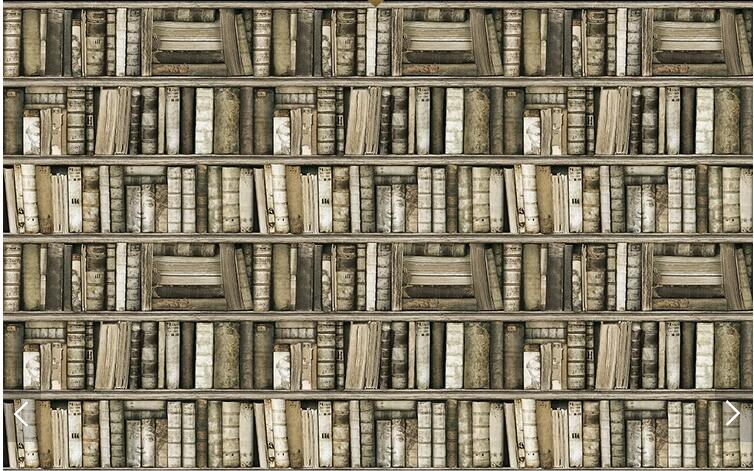 怀旧书籍书架背景