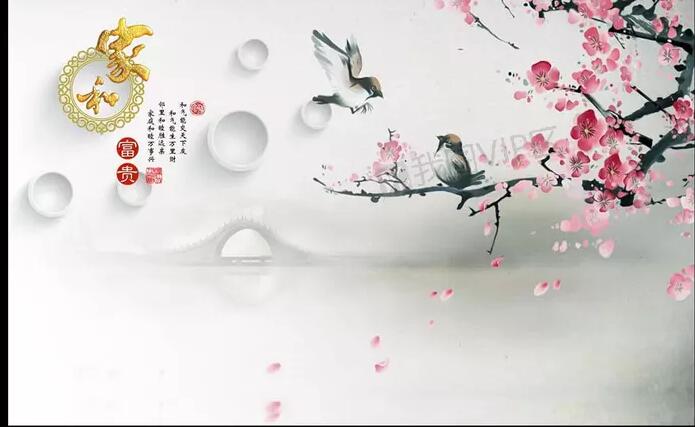 鸟语花香家和富贵