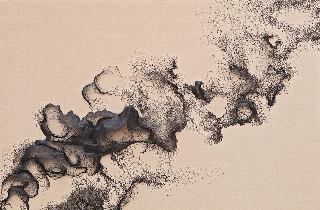 抽象水墨意境新中