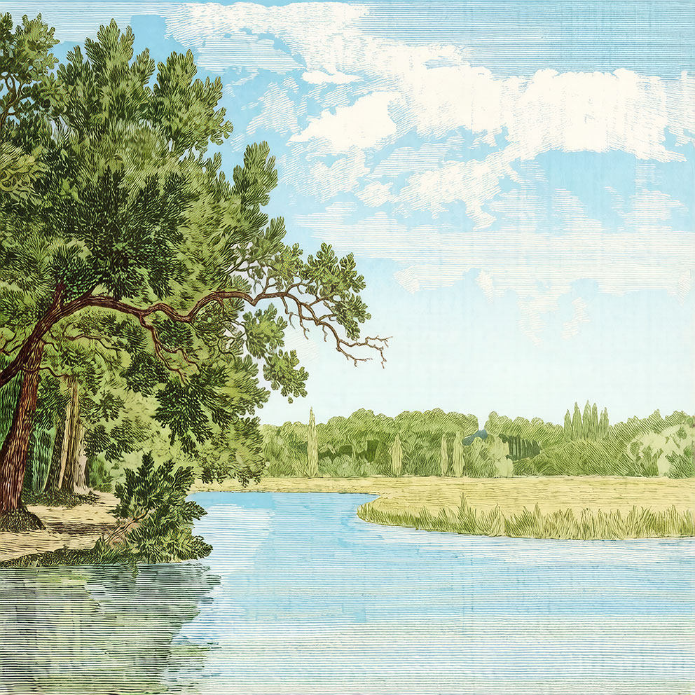 现代简约油画玄关