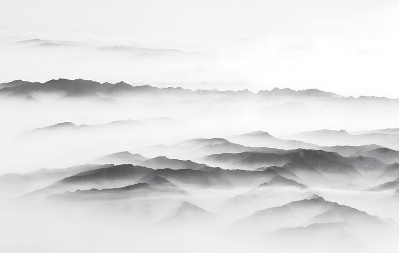 新中式水墨山水背