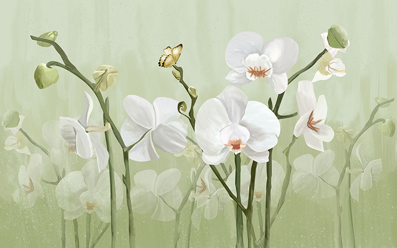 现代简约背景墙田