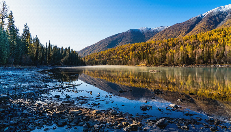 自然风景湖泊山水
