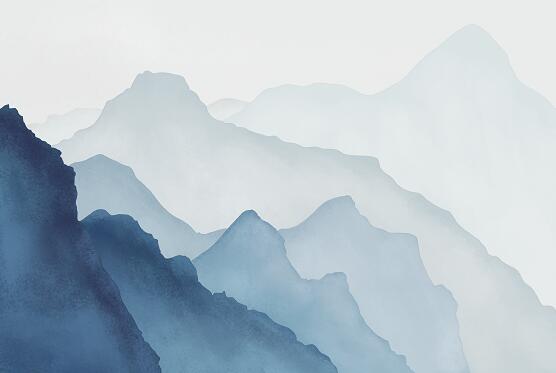 水墨抽象山水背景