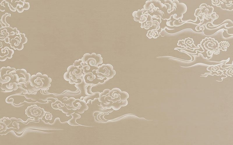 新中式背景墙浅色