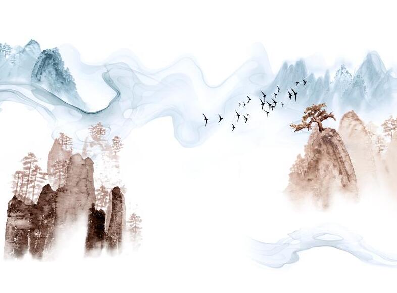 新中式意境山水背