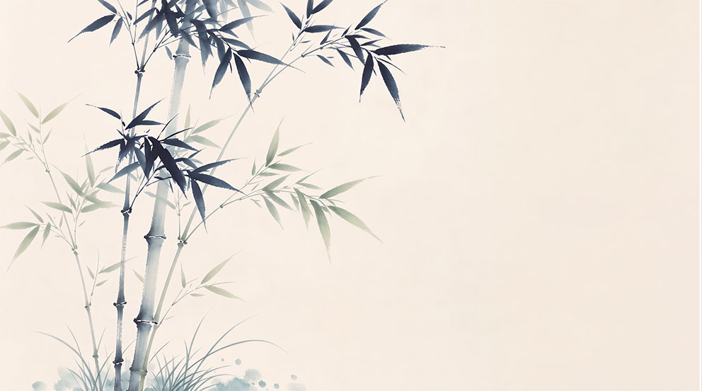新中式竹子背景墙
