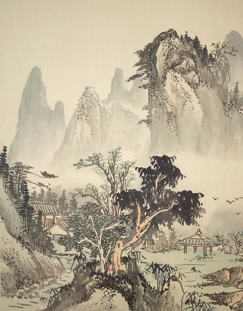 新中式复古山水玄