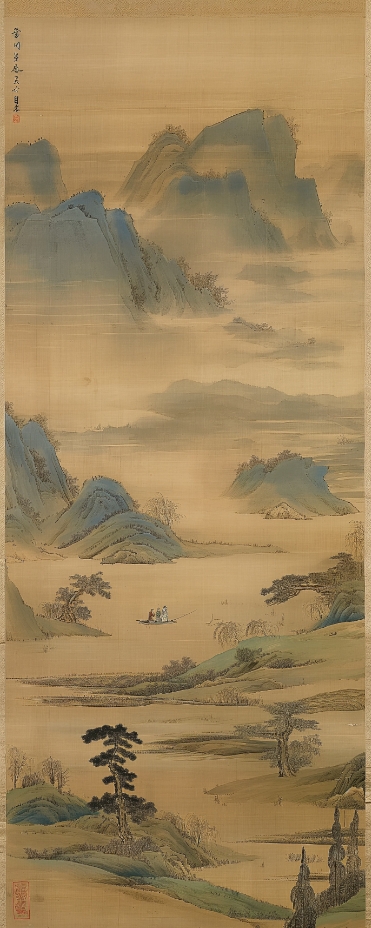 不分层新中式彩色