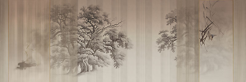 背景墙新中式现代