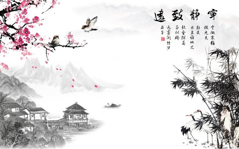 新中式中国风宁静