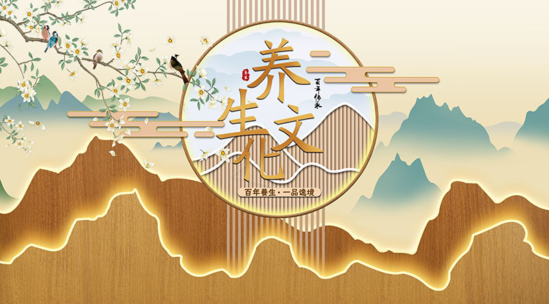 新中式格栅背景墙