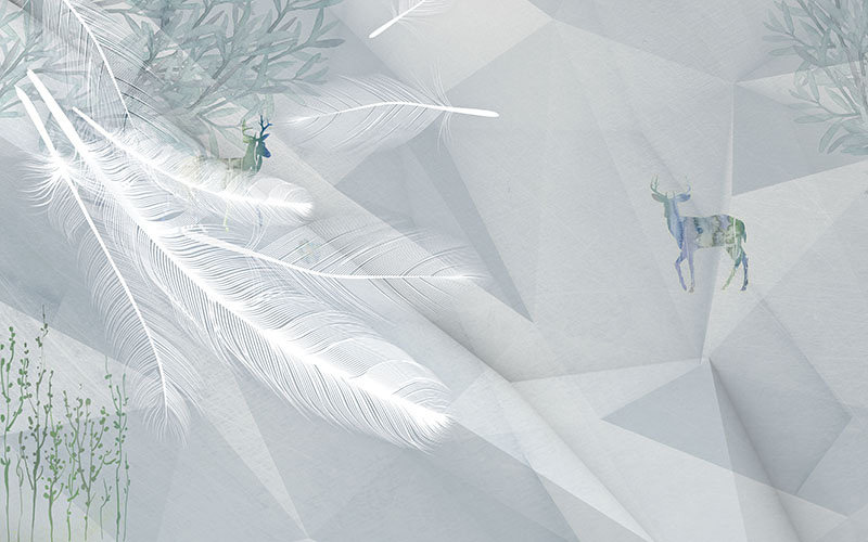 现代简约背景墙几