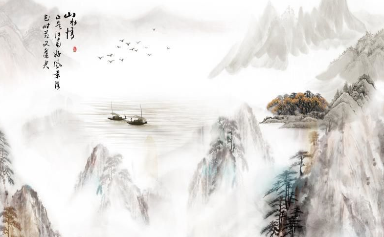 新中式抽象意境水