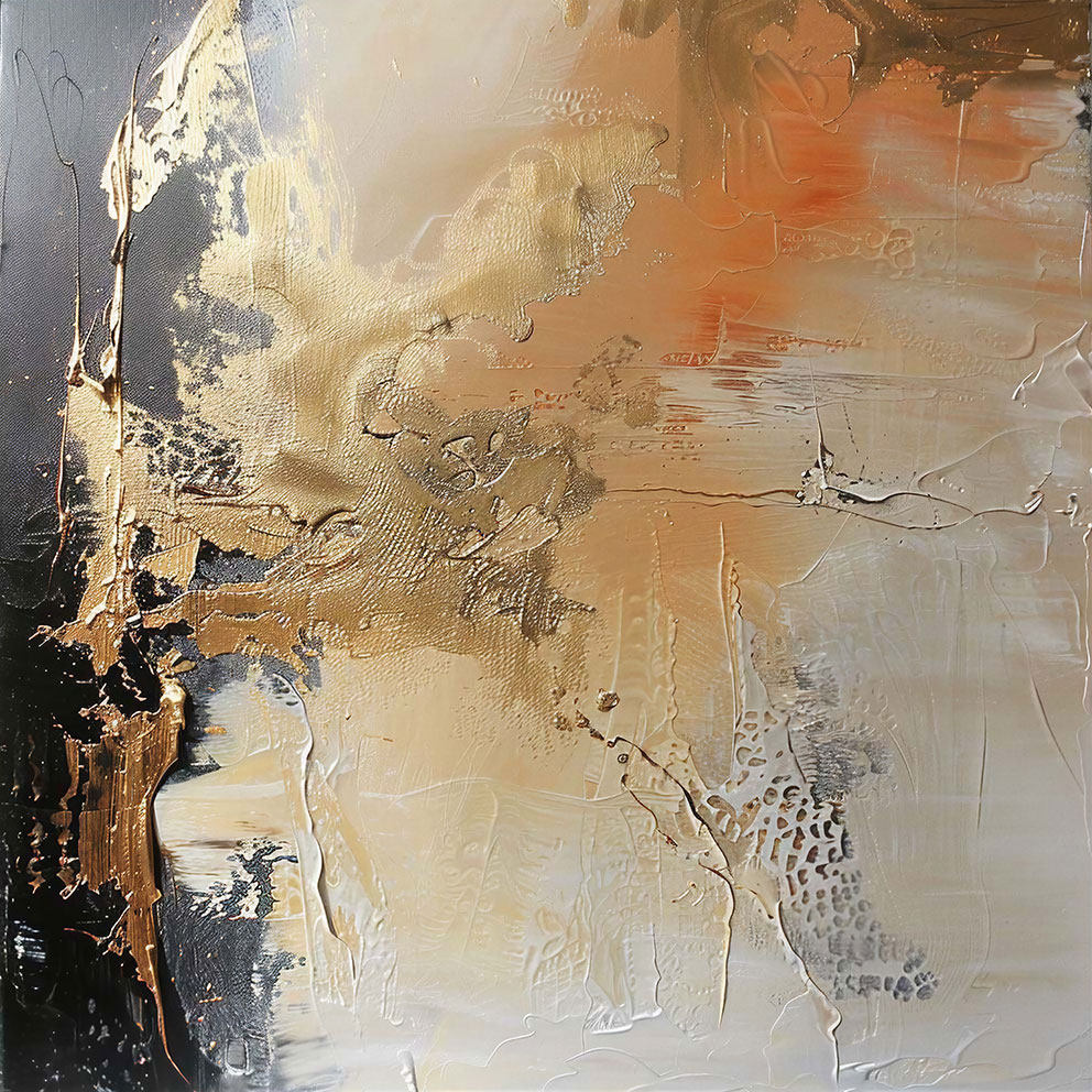 现代简约抽象油画