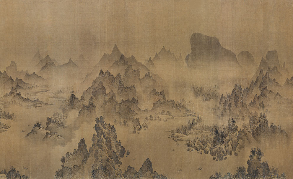 新中式复古山水山