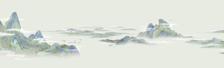 新中式水墨山水背