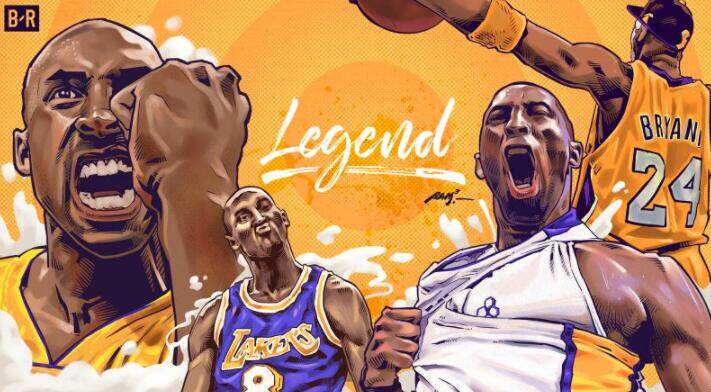 篮球背景墙 科比