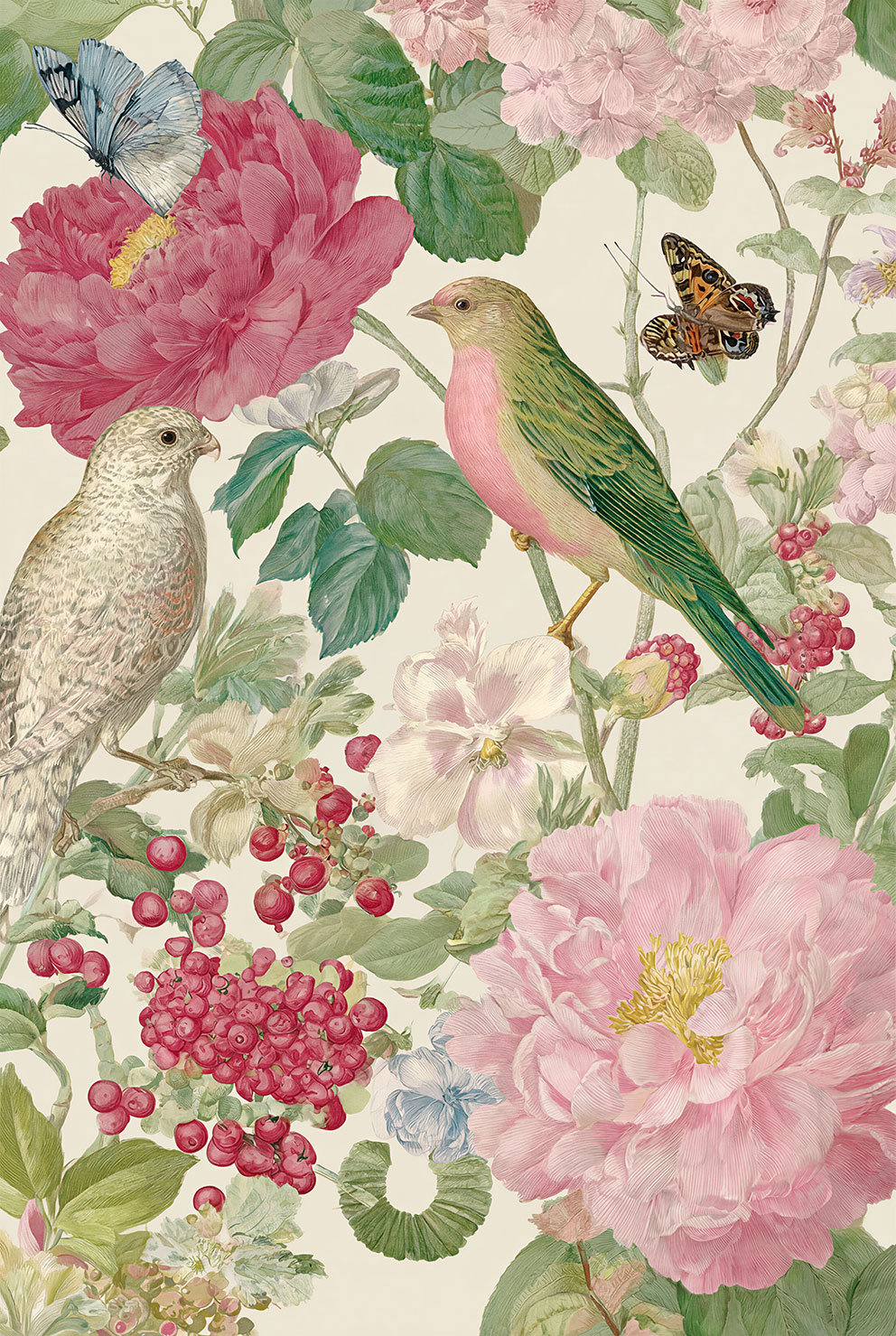 现代简约花鸟油画