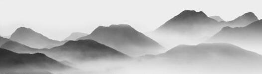 水墨山水背景墙背