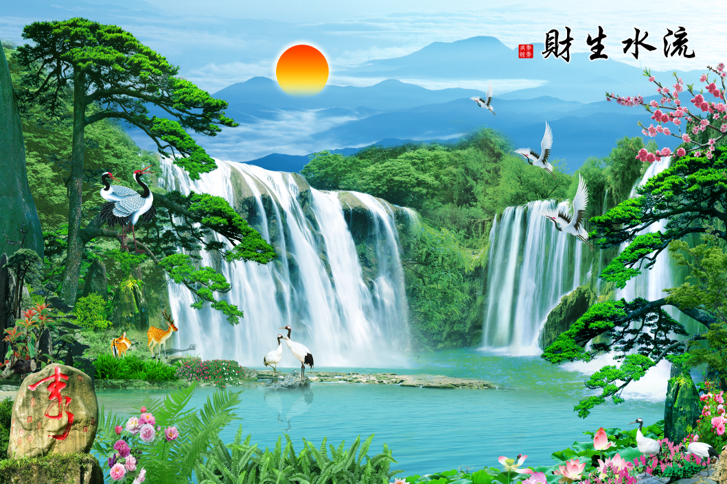 新中式流水生财背