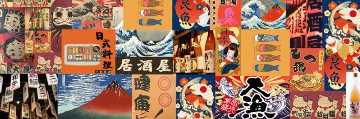 日式风情画背景背