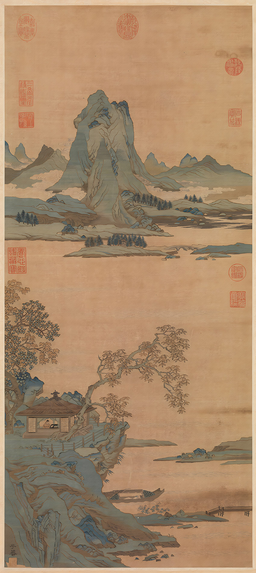 新中式抽象山水背