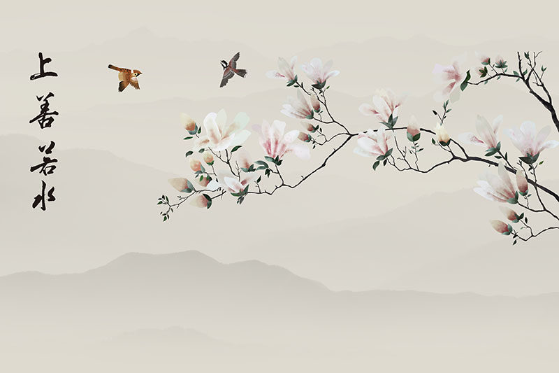 背景墙新中式简约